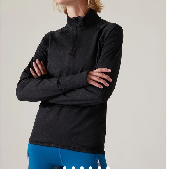 Athleta WHISTLER HALF ZIP - reflective dot - Picture 3 of 8